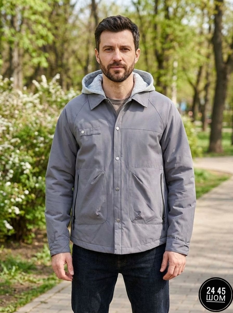 brunello cucinelli куртка мужская,куртка демисезонная с капюшоном androman 144176818,мужская куртка brunello cucinelli с капюшоном,демисезонная куртка,мужской пуховик brunello cucinelli светло-серый