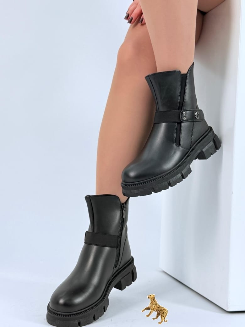 ботинки женские lyl 40129043 черные 36 ru,,ботинки челси кожаные демисезонные на платформе,ботинки женские,ботинки челси женские