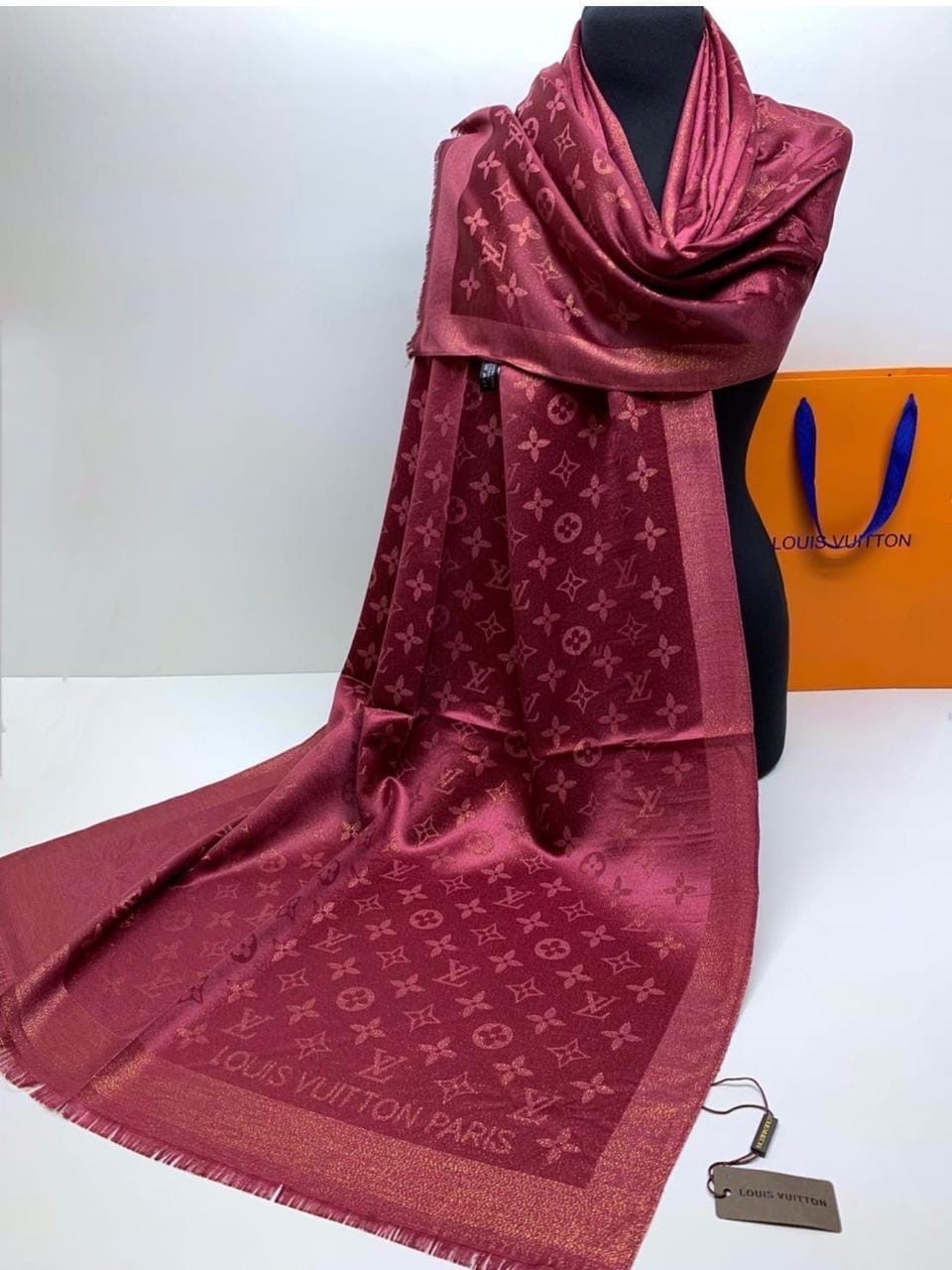 серый платок луи виттон,палантин/шарф louis vuitton тёплый,палантин,платок шелковый луи виттон,палантин женский