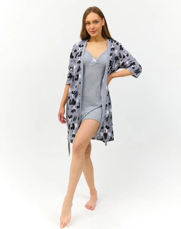 женский халат,комплект ночная сорочка с халатом,комплект сорочка с халатом,пеньюар женский,пеньюар и сорочка