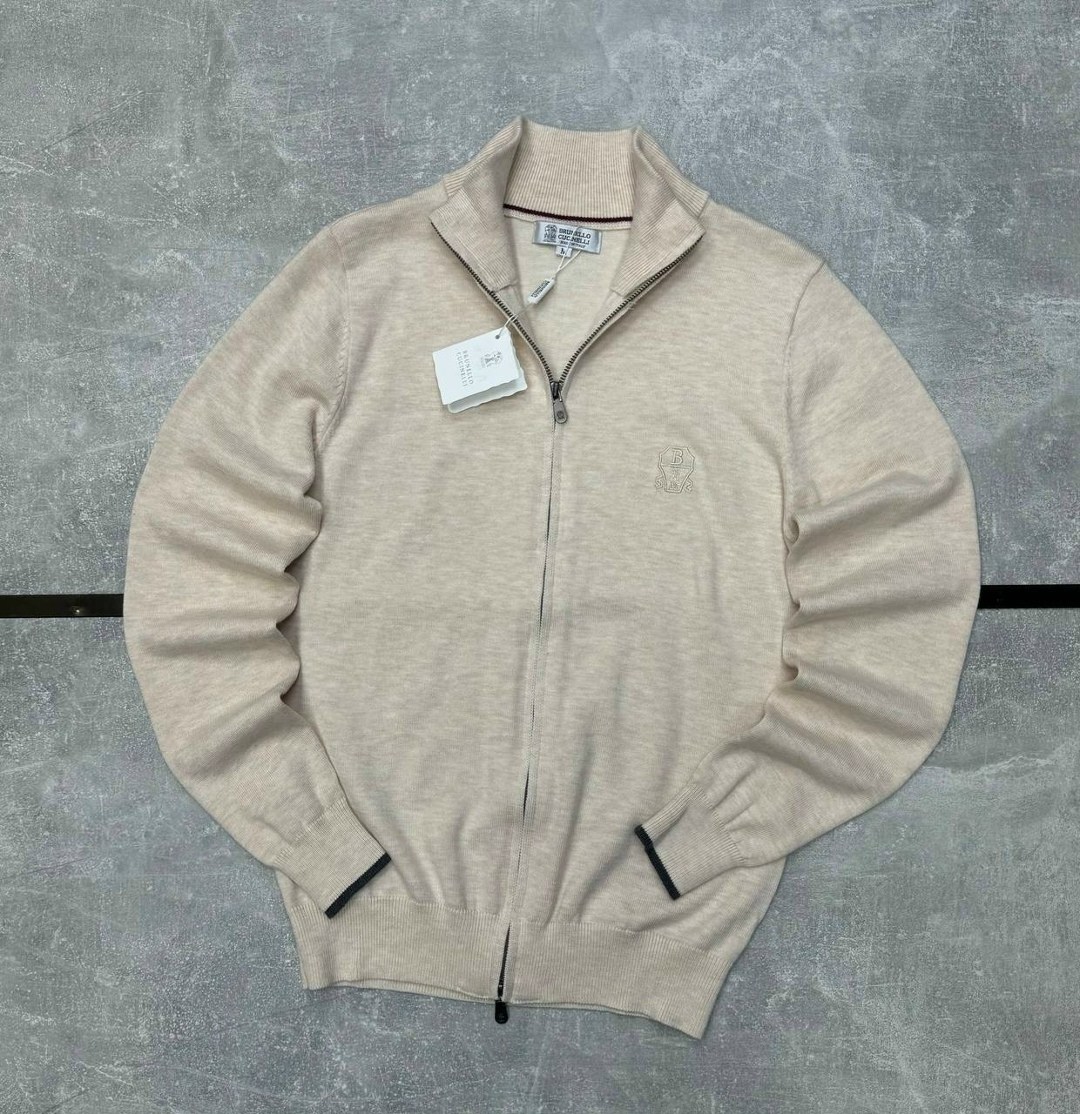 кардиган бежевый,кофта на молнии,кофта бежевая,мужской джемпер,кардиган мужской