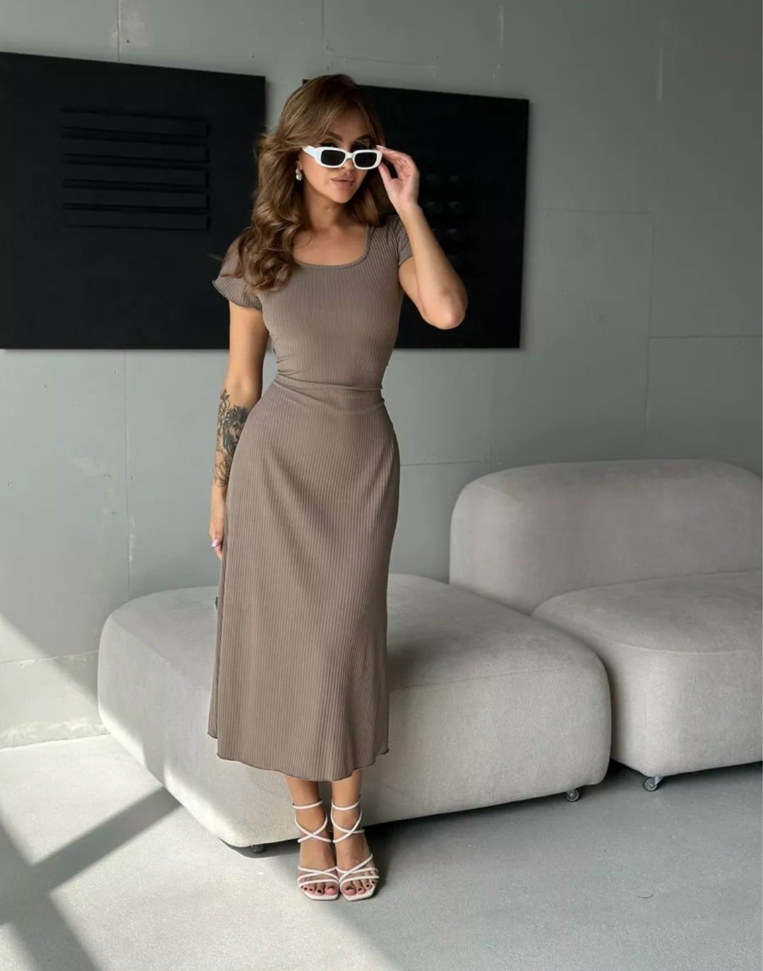 платье миди,платье пудровое,вечернее платье женское,платье,нарядное платье