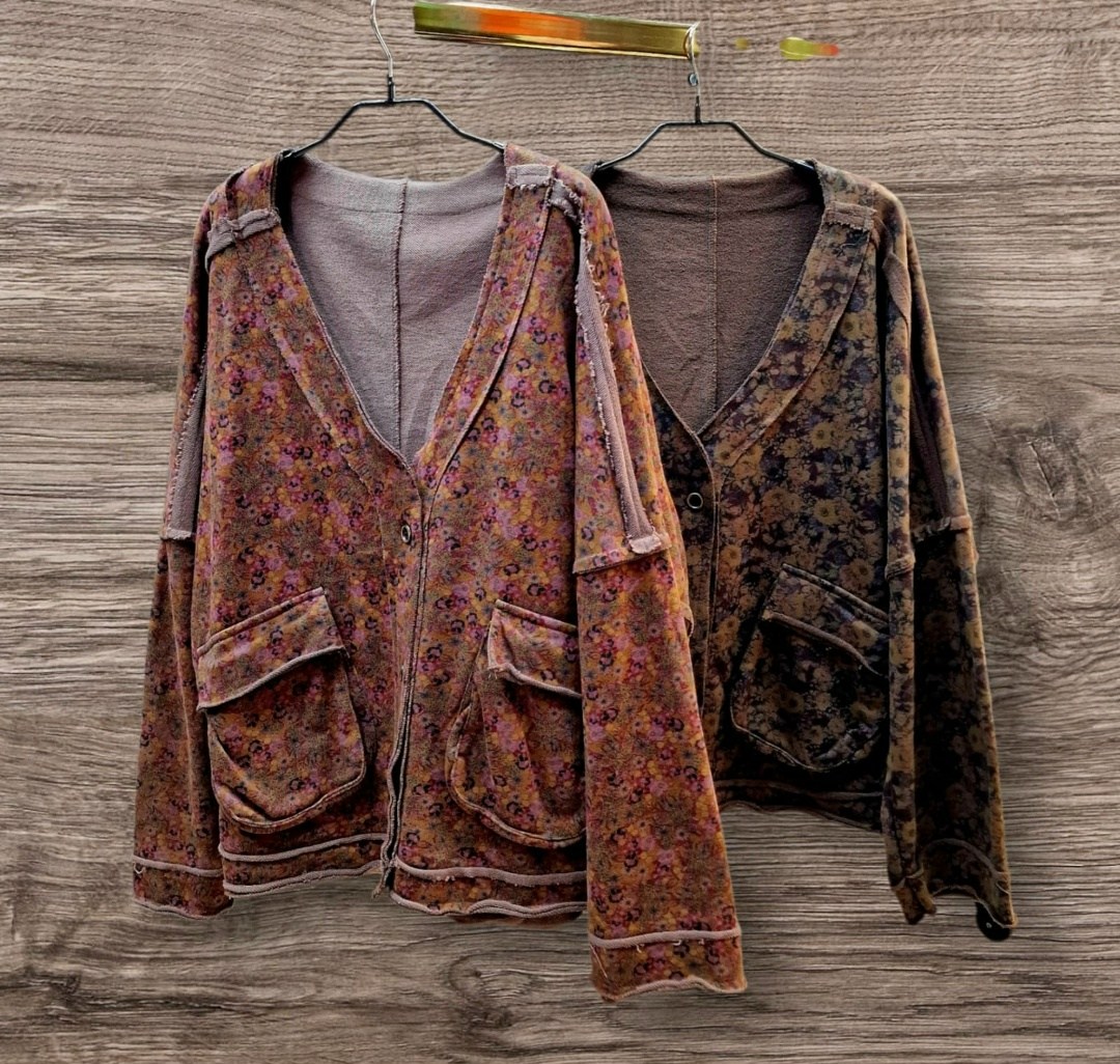 женская винтажная льняная куртка johnature,куртки навахо бомбер,в стиле бохо,кардиган женский,кардиган