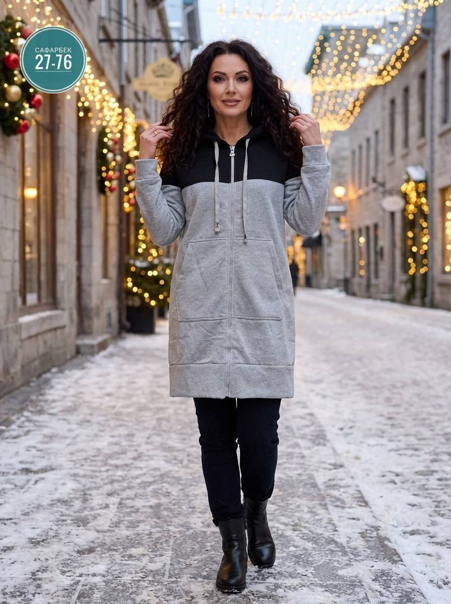 спортивное платье,спортивное платье с капюшоном,женская удлиненная толстовка,платье с капюшоном,трикотажное спортивное платье