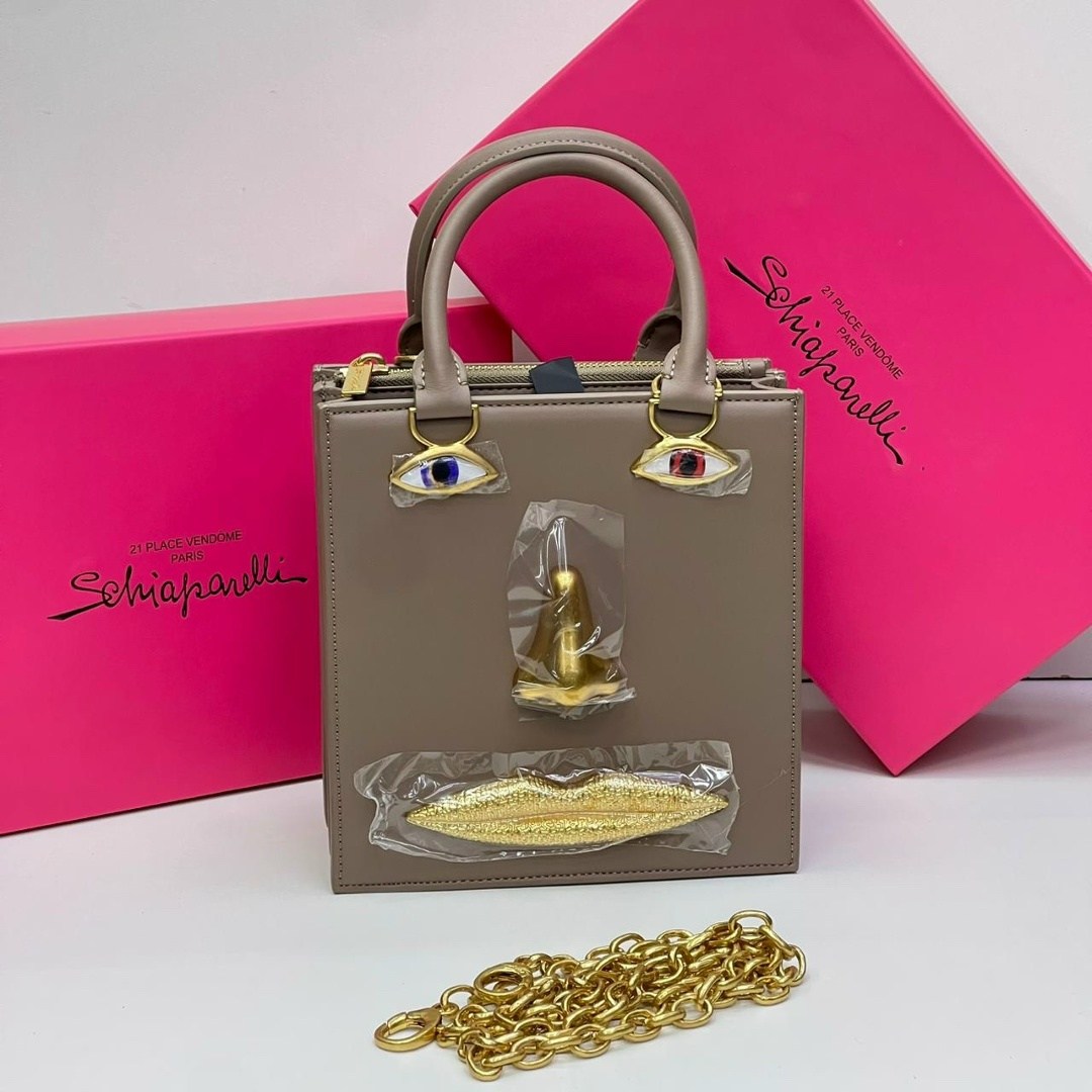 сумка schiaparelli,сумка-тоут schiaparelli,сумка женская schiaparelli,брендовая женская сумка,бархатная сумка для глаз schiaparelli premium sense demon