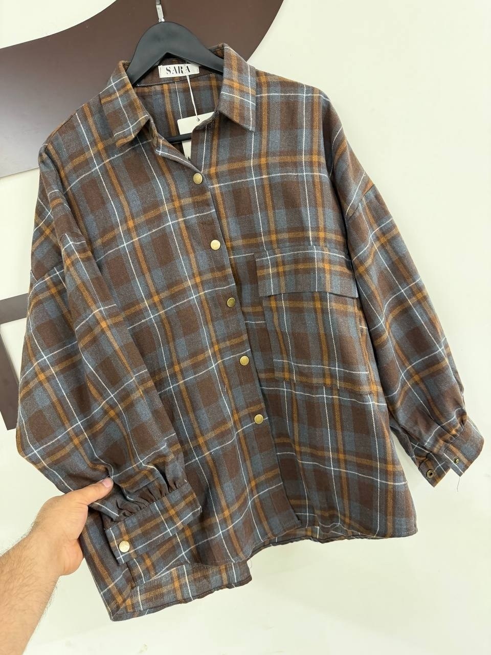 клетчатая женская рубашка,engineered garments фланелевая рубашка в клетку оранжевый,женская рубашка в клетку,клетчатая рубашка,рубашка в клетку женская оверсайз