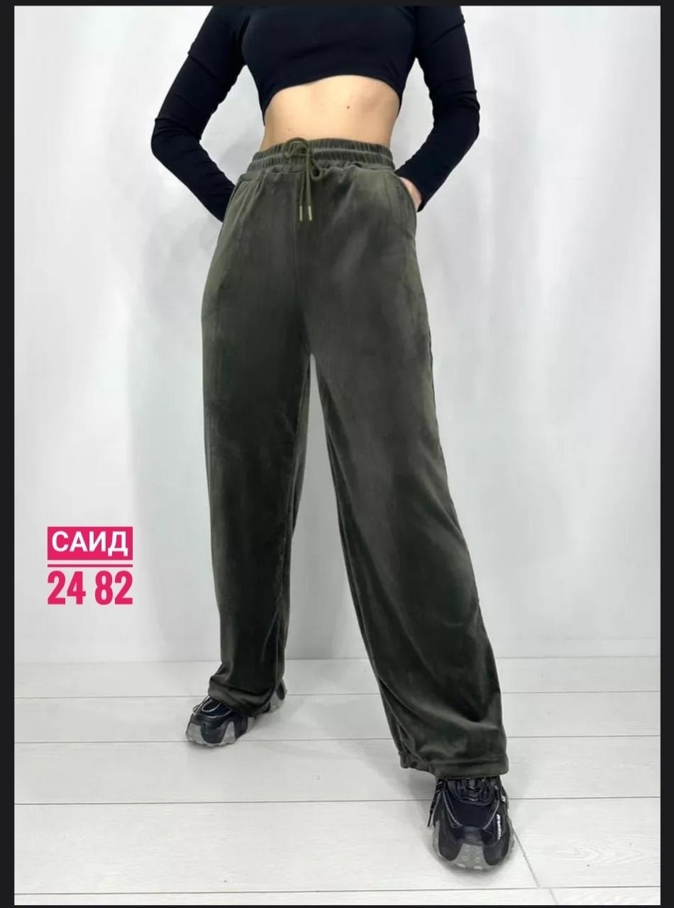 брюки велюровые широкие с высокой посадкой,широкие велюровые брюки палаццо s-style,брюки широкие велюровые с высокой посадкой banvanshop,женские штаны из велюра,брюки широкие велюровые с высокой посад