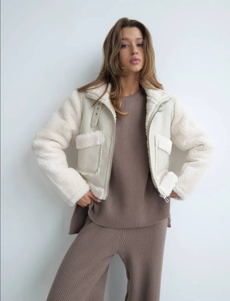 дубленка авиатор женская зима 2025 monywear,стильная дубленка женская,дубленка женская,monywear дубленка авиатор женская весна 2026,дубленка искусственная monymony