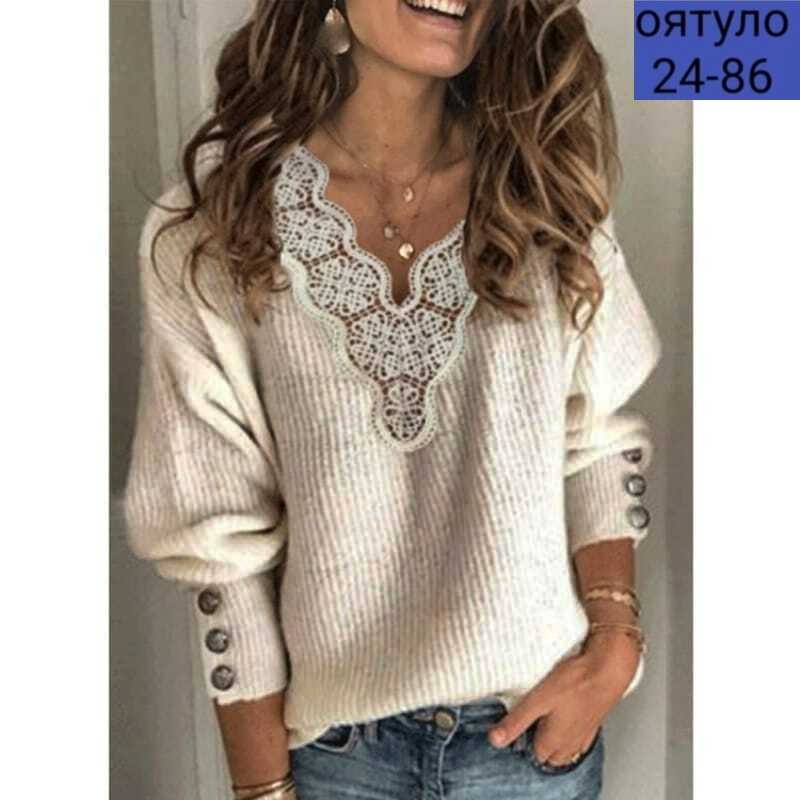 женский трикотажный пуловер,женская кофточка,женская кофта,свитера на пуговицах,женский трикотажный свитер с v образным вырезом