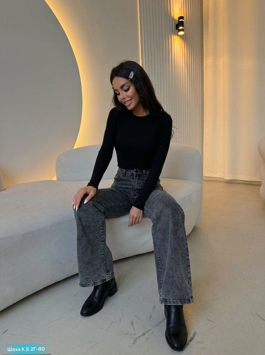 джинсы женский серый графит широкие,джинсы трубы широкие,джинсы широкие,джинсы,джинсы трубы женские