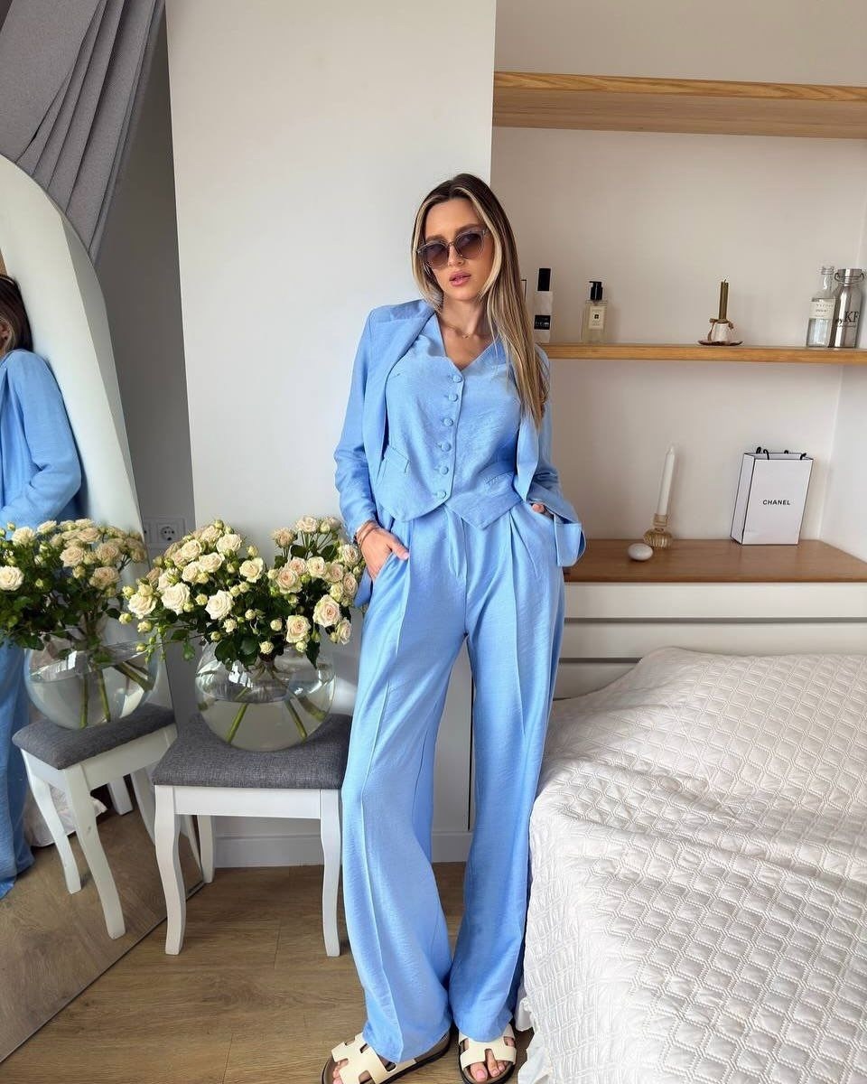 костюм брючный,брючный женский костюм черный жилетка брюки,костюм жилет + брюки классический,брючный костюм брюки+жилетка excidra,брючный костюм с жилетом на пуговицах