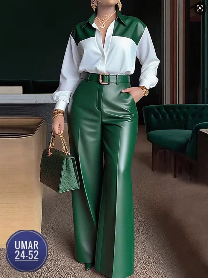 модные брюки,кожаные штаны,кожаные брюки,образ с брюками палаццо,брюки кожаные палаццо