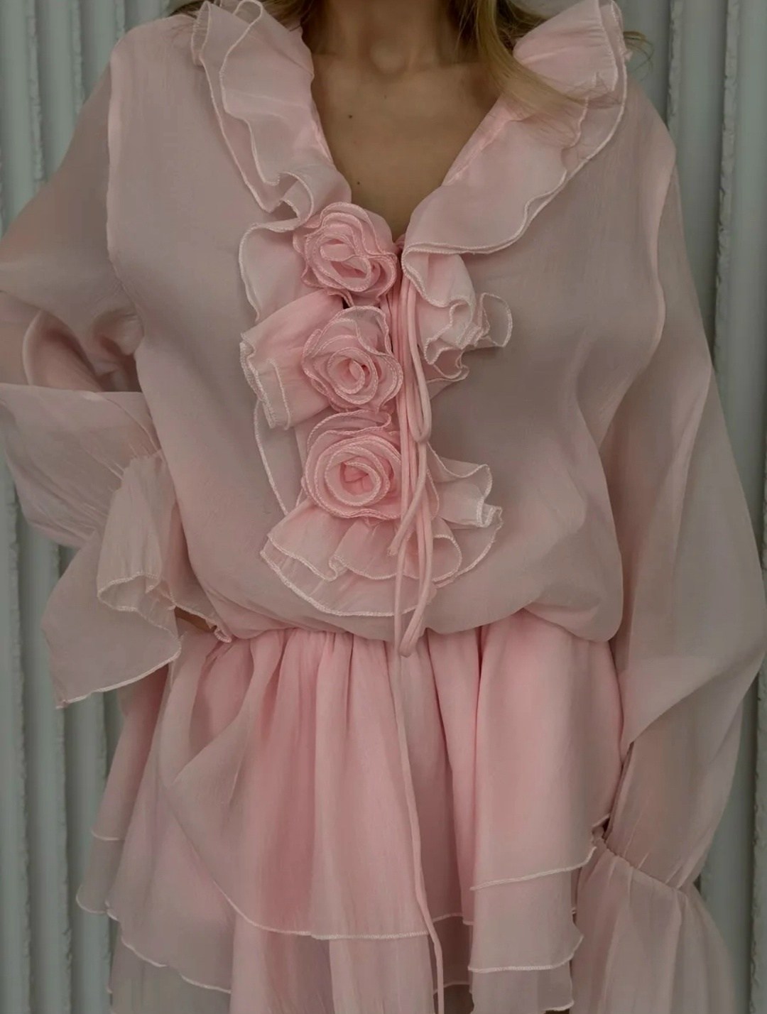 блузка с оборками,элегантная блузка,женская блузка,женская шифоновая блузка,платье шифоновое