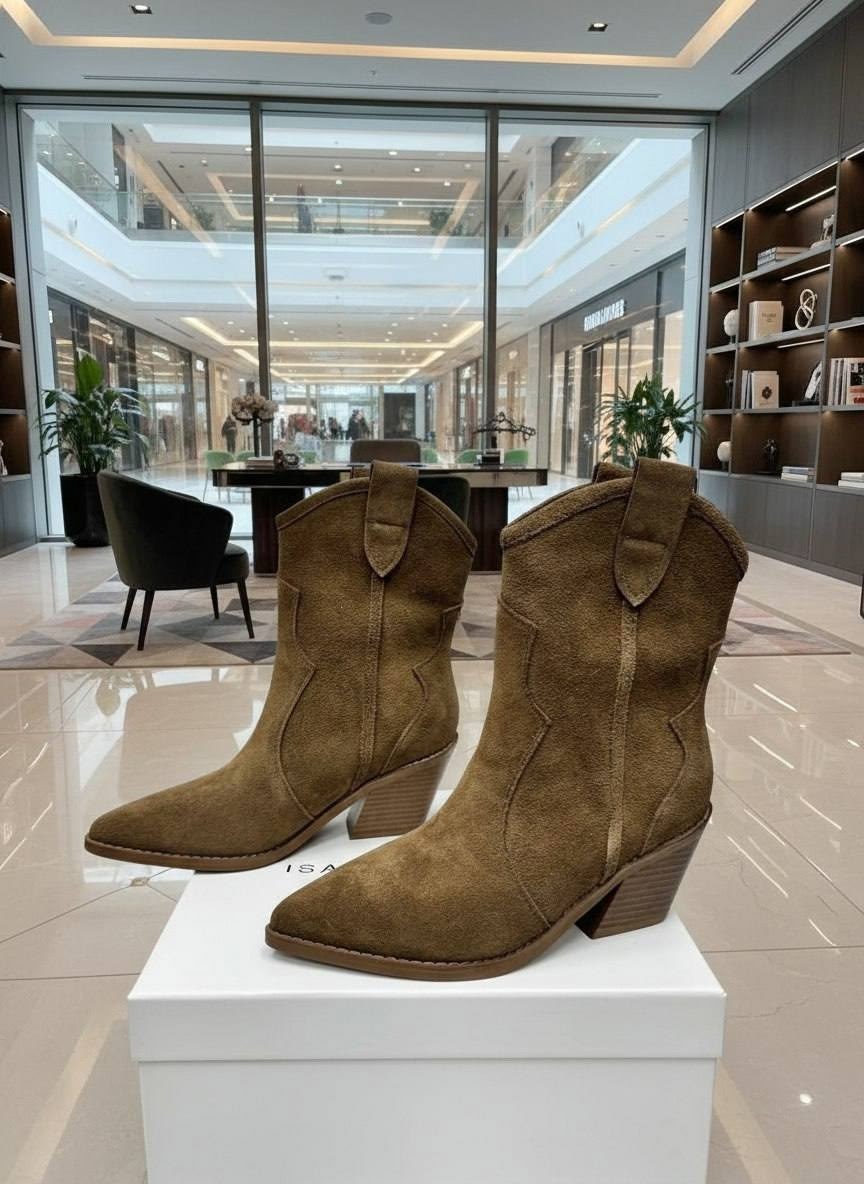 ,замшевые шоколадные казаки isabel marant,замшевые ботильоны,ботинки казаки замшевые демисезонные на каблуке бордовые,казаки женские