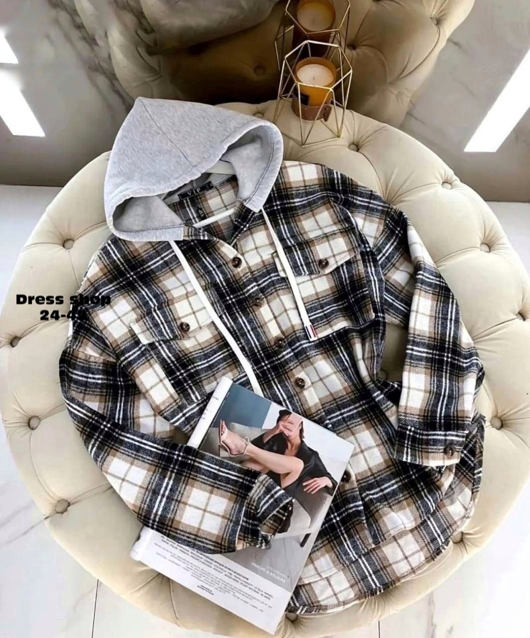 рубашка с капюшоном теплая,клетчатая рубашка с капюшоном,рубашка с капюшоном женская,рубашка теплая женская,рубашка в клетку с капюшоном