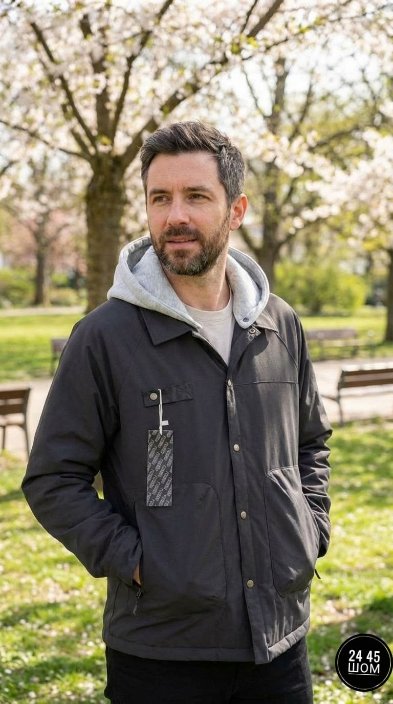 brunello cucinelli куртка мужская,куртка демисезонная с капюшоном androman 144176818,мужская куртка brunello cucinelli с капюшоном,демисезонная куртка,мужской пуховик brunello cucinelli светло-серый