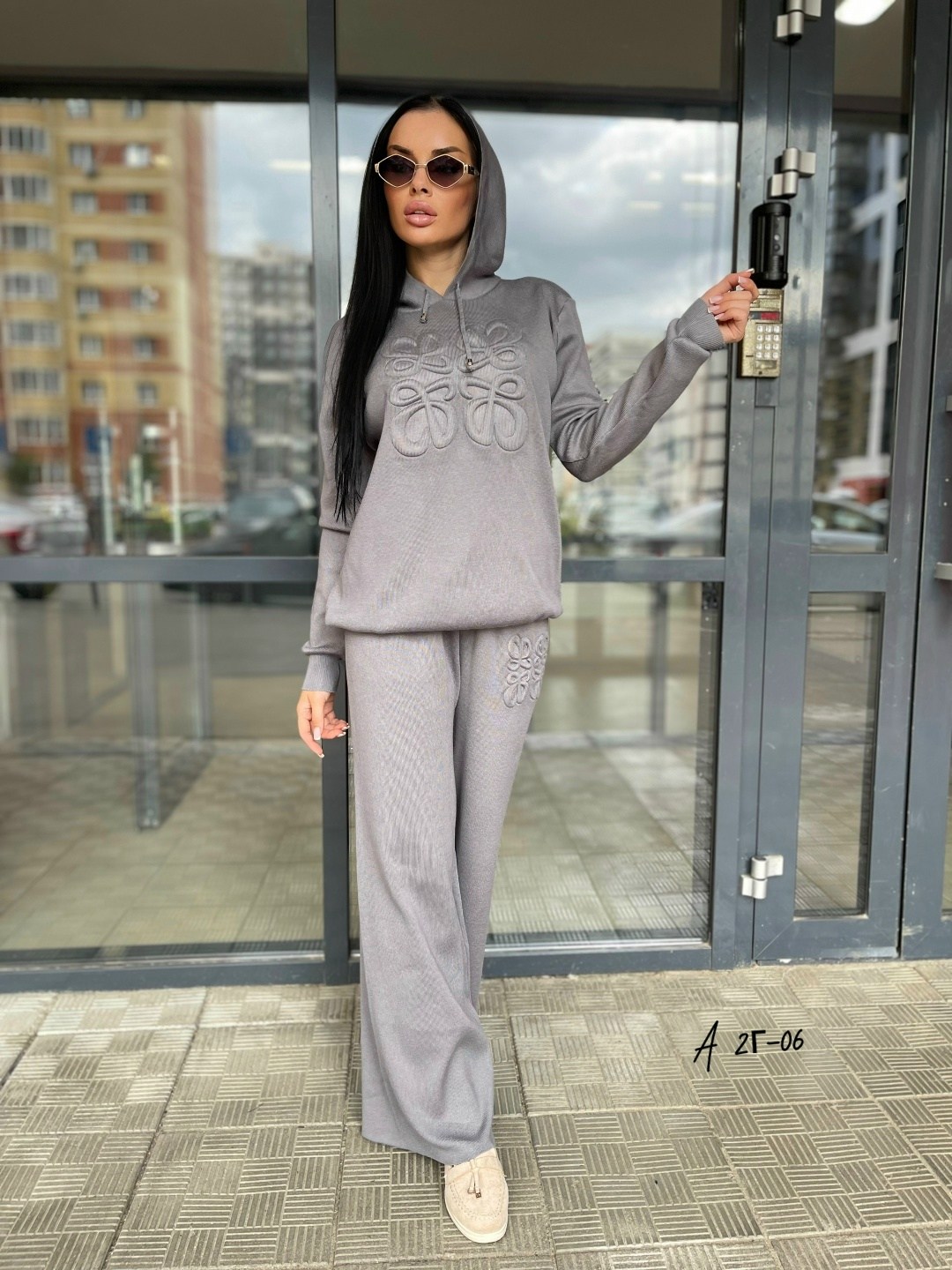 вязаный костюм свитшот и брюки trend.collection,вязаный костюм свитшот и брюки,трикотажные костюмы,костюм трикотажный женский,свитшот с брюками костюм