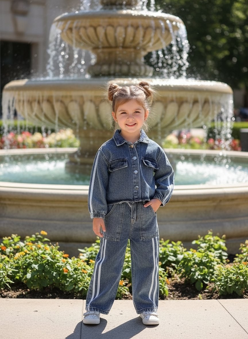 комбинезон джинсовый для девочек,джинсовый костюм для девочки,джинсовые комбинезоны,костюм джинсовый,детский джинсовый комбинезон