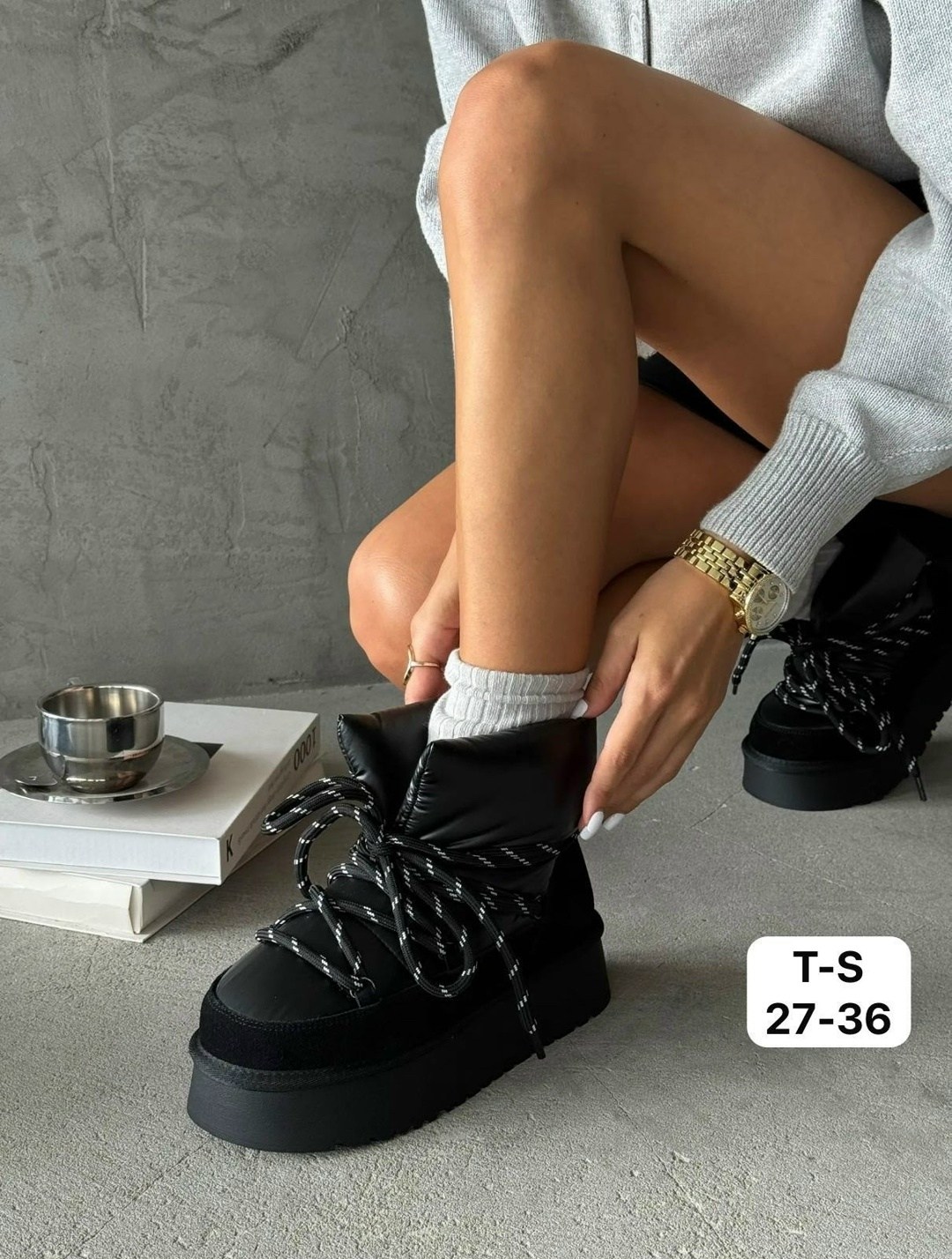 ,дутики женские,угги дутики на высокой платформе,зимние ботинки берцы yourbox,дутики