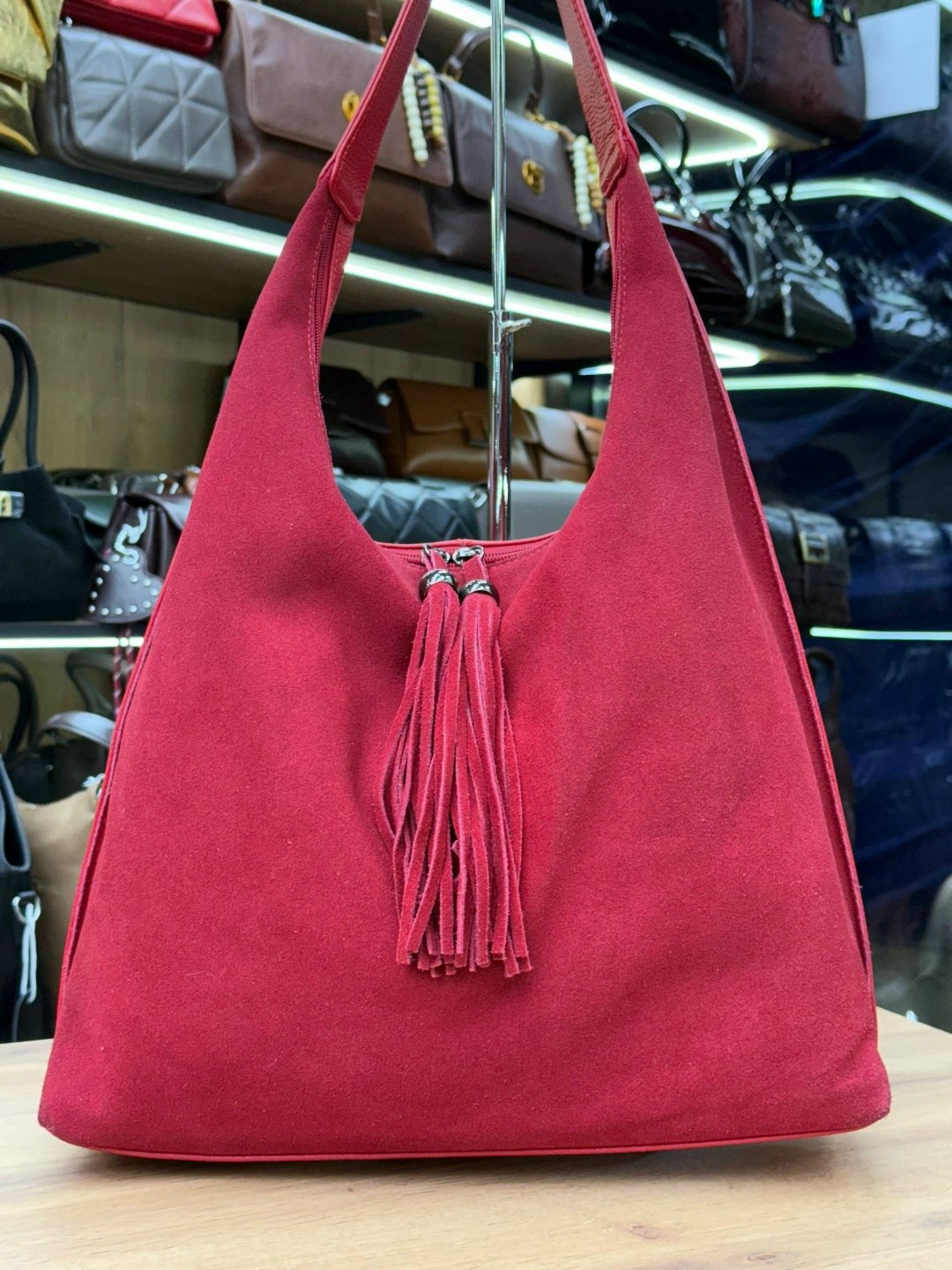 сумка замшевая женская,сумка замшевая,замшевая зеленая сумка эскада,сумка хобо натуральная замша,женская сумка