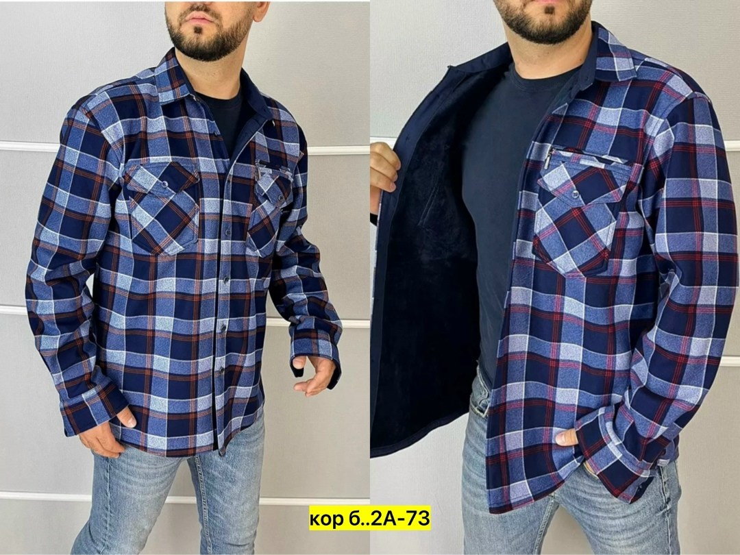 рубашка теплая на флисе,рубашка в клетку теплая h&h fashion,мужская рубашка,рубашка мужская на флисе,рубашка на флисе