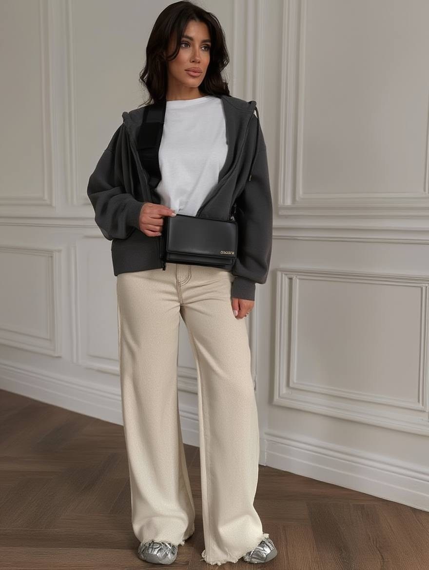 джинсы широкие,широкие брюки,джинсы песочного цвета,куртка бомбер