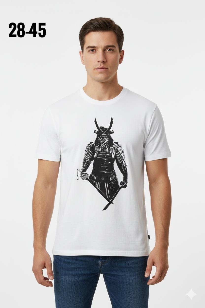 футболка с самураем,футболка с принтом самурай,самураи одежда,футболки мужские,японские самураи