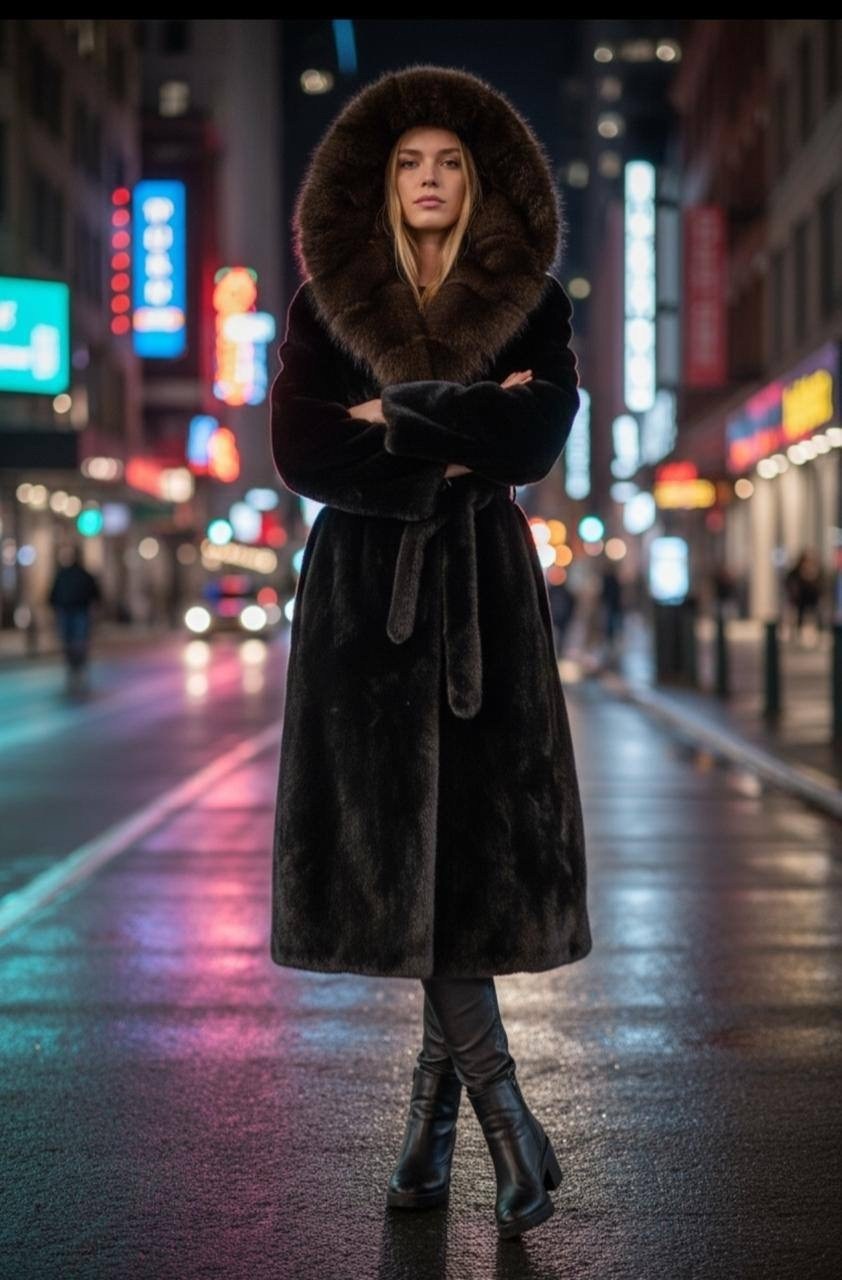 норковая шуба blackglama,длинная норковая шуба с капюшоном,норковая шуба с капюшоном,норковая шуба,длинная шуба норковая