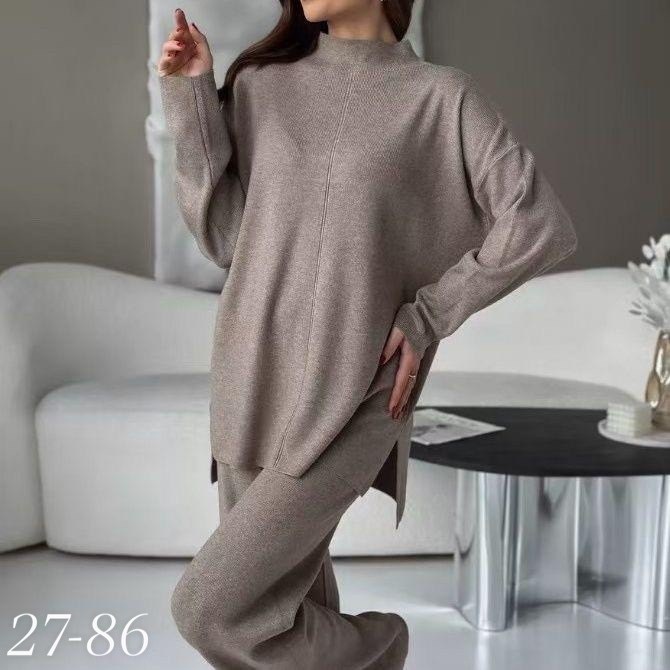 женский трикотажный брючный костюм,костюм с брюками,повседневный женский костюм,женский брючный костюм,костюм лапша с брюками женский