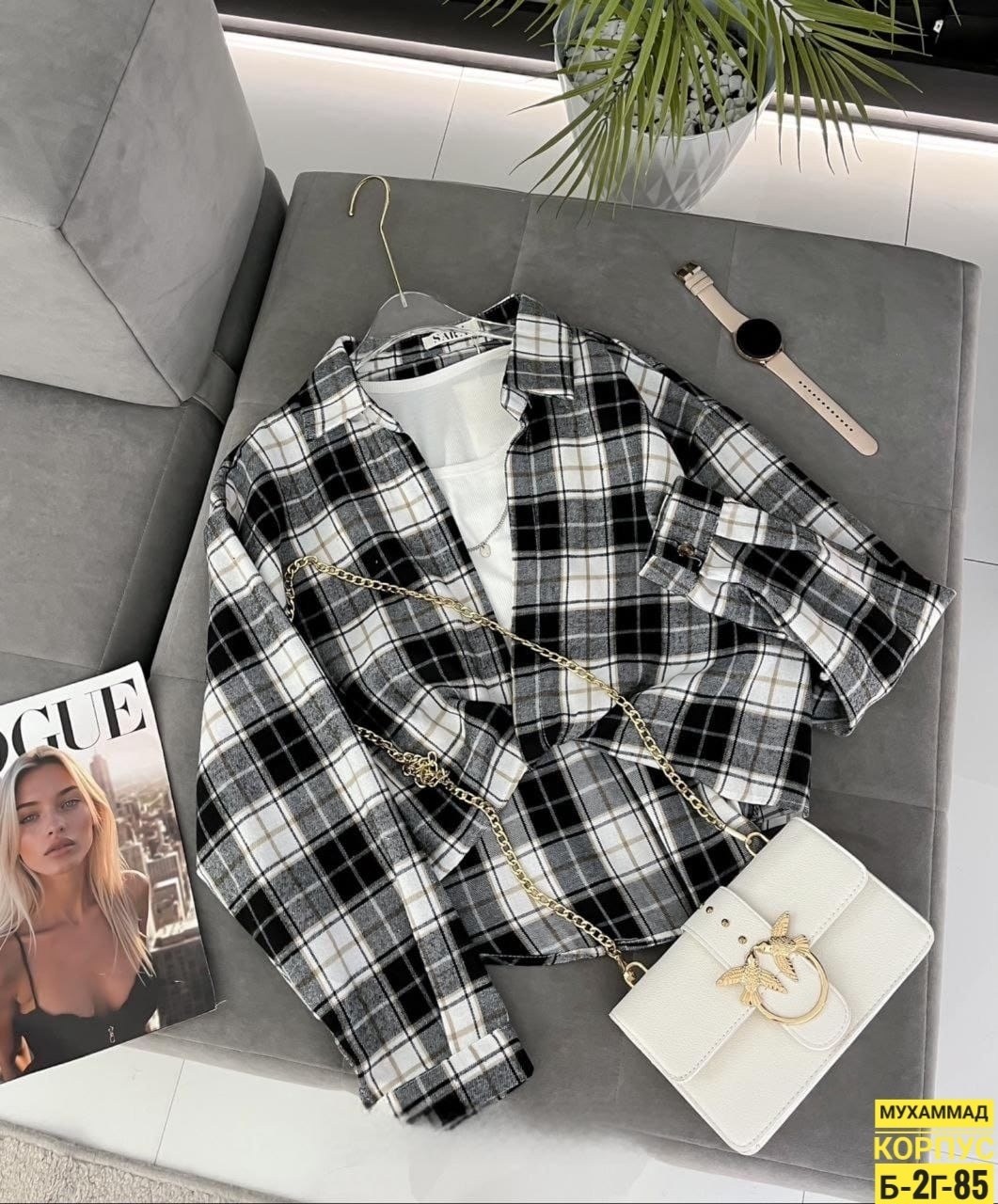рубашка в клетку с майкой beststyle,женская рубашка в клетку,рубашка в клетку,рубашка клетчатая,рубашка в клетку dej 369033302