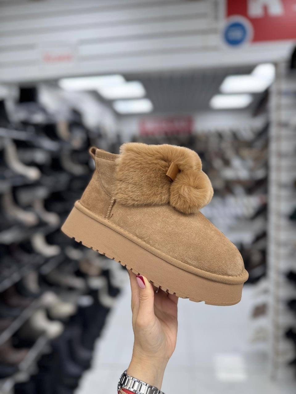 женские угги,женские угги ugg,,угги mini bailey button chestnut,угги