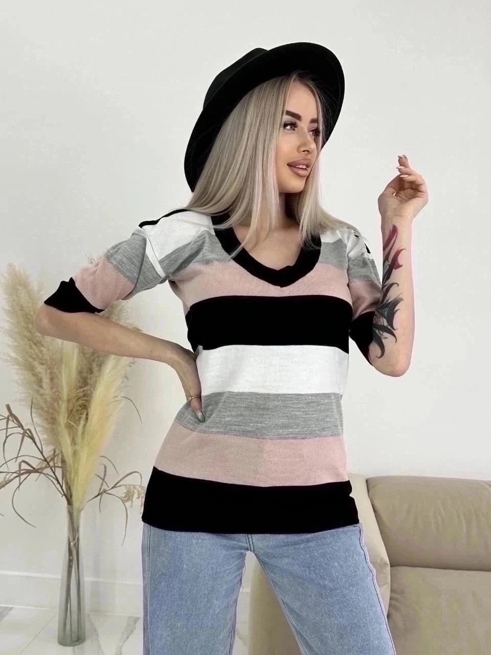 женская кофта в полоску,кофта с коротким рукавом трикотажная,стильная кофта,кофта женский,кофта с короткими рукавами