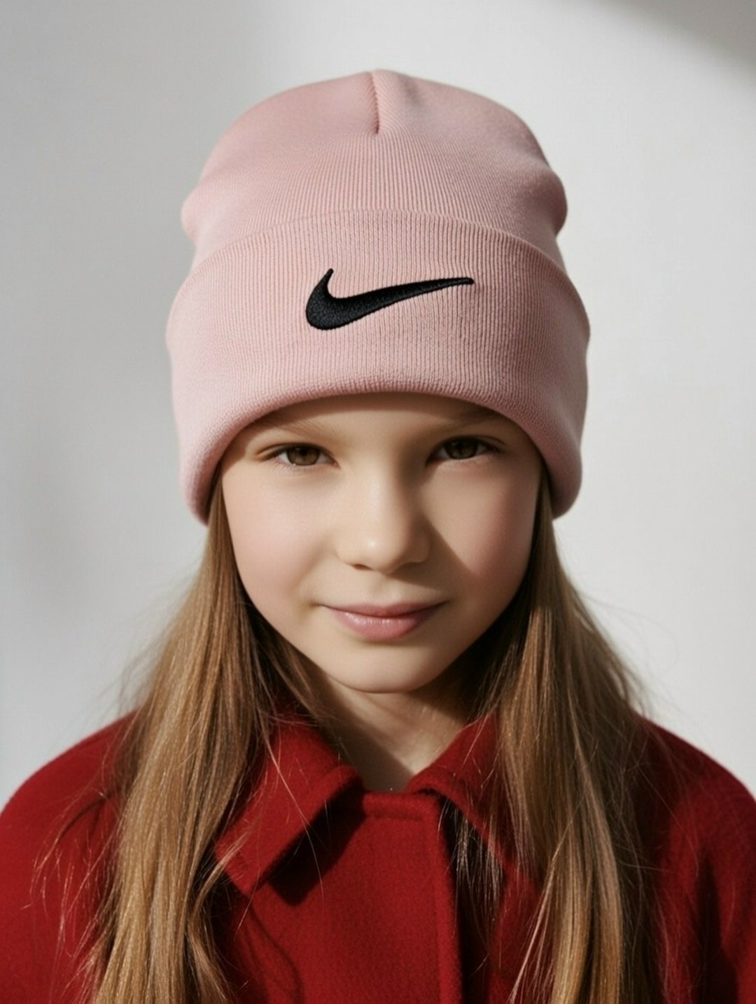 шапка для детей,шапка для девочек,шапки детские nike,розовая шапка,шапка nike