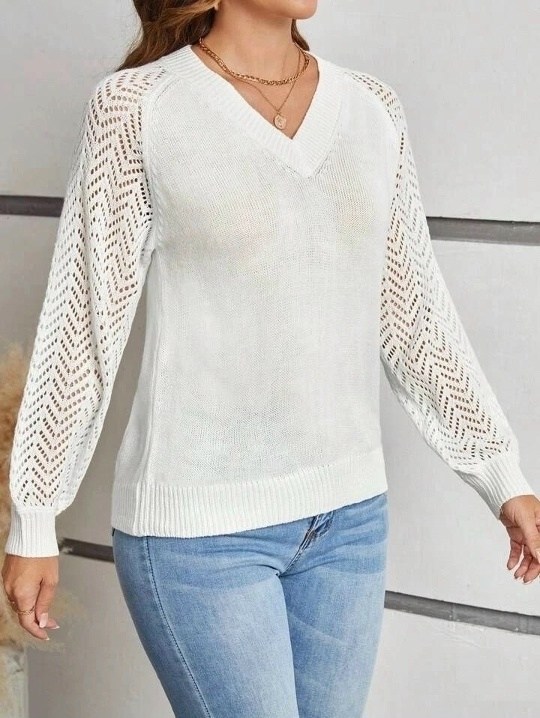 стильная кофта,кофта женская,джемпер женский черный,вязаные свитера,джемпер ажурный вязаный с v вырезом свитер f-style