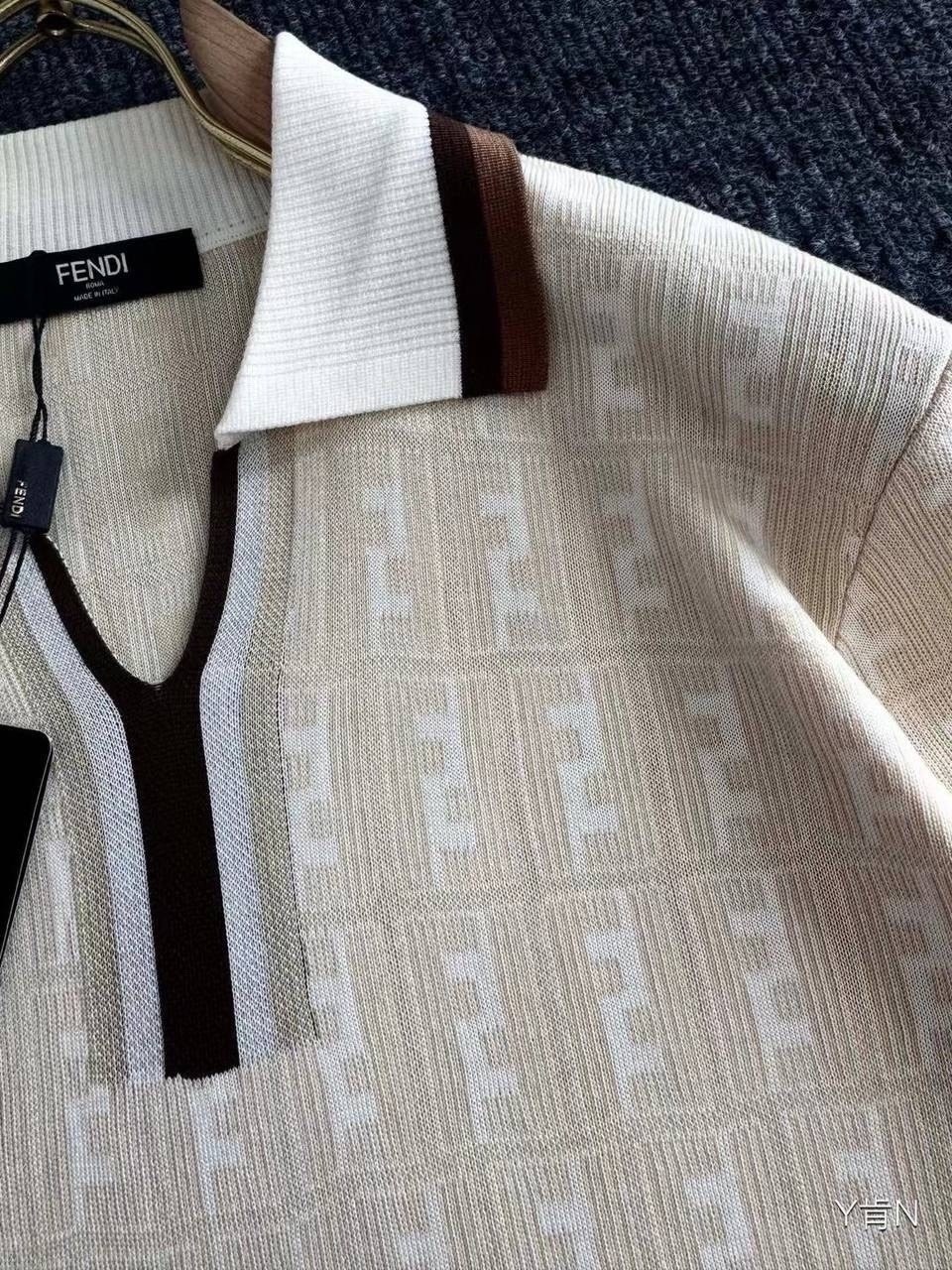 поло fendi,мужская мода,мужская кофта,поло с короткими рукавами,брендовые одежды