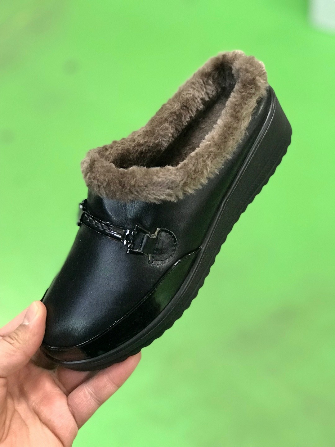 , женская,калоши с мехом,галоши с мехом, теплая