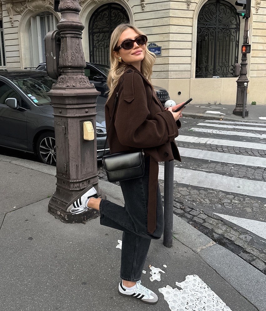 taruxy модное двубортное шерстяное пальто для офиса,новое двубортное шерстяное пальто с лацканами,пальто осеннее женское,пальто женское,шерстяное пальто