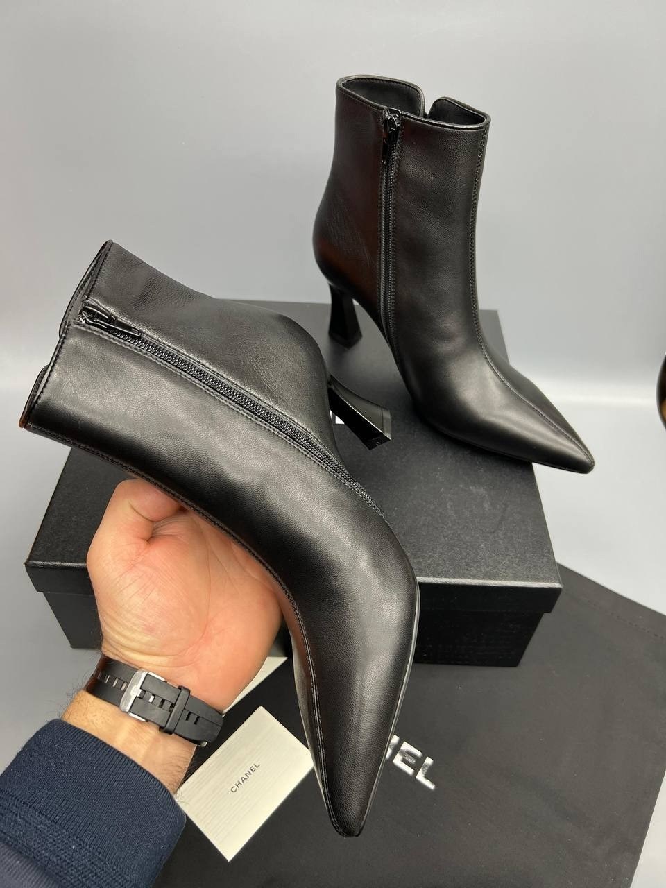 ботильоны chanel,женские ботильоны chanel,,ботильоны трендовые chanel bp-42870,ботильоны диор