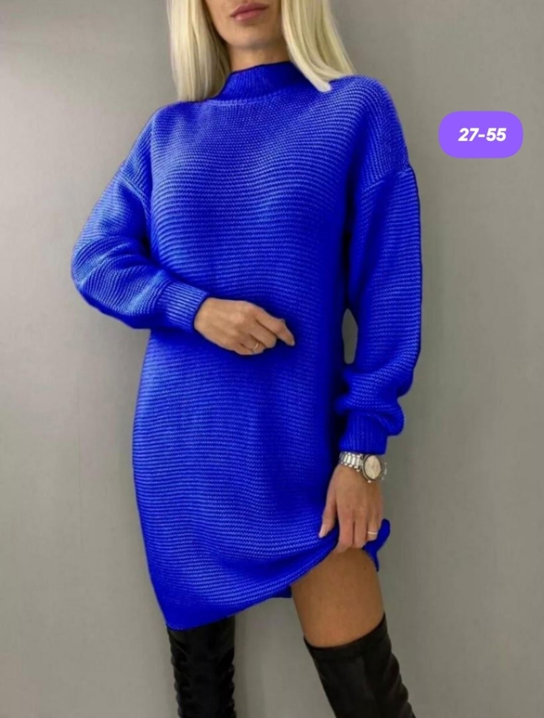 теплое вязаное платье - туника оверсайз abl&pom,вязаное платье туника,платье вязаное,свитер платье,платье туника теплое вязаное