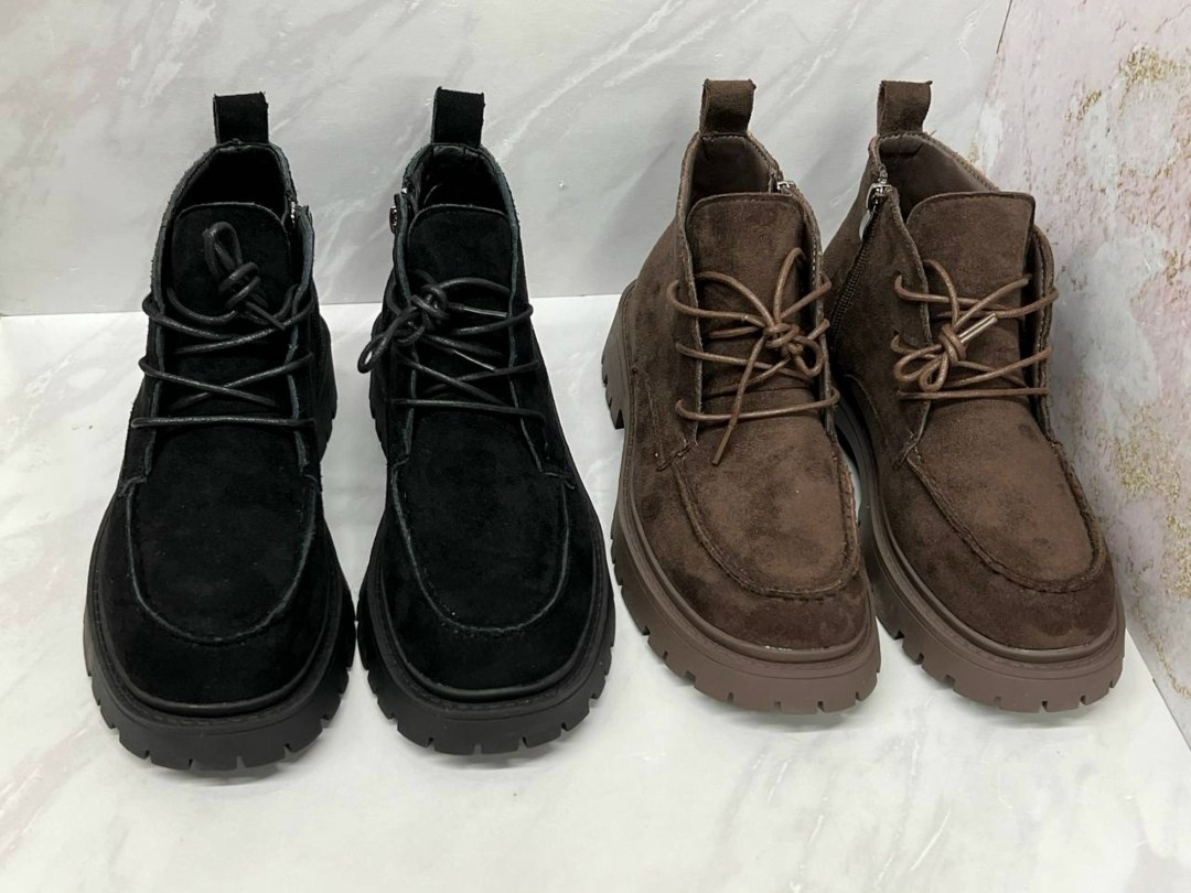 ,замшевые ботинки,ботинки женские, женская,ботинки замшевые черные