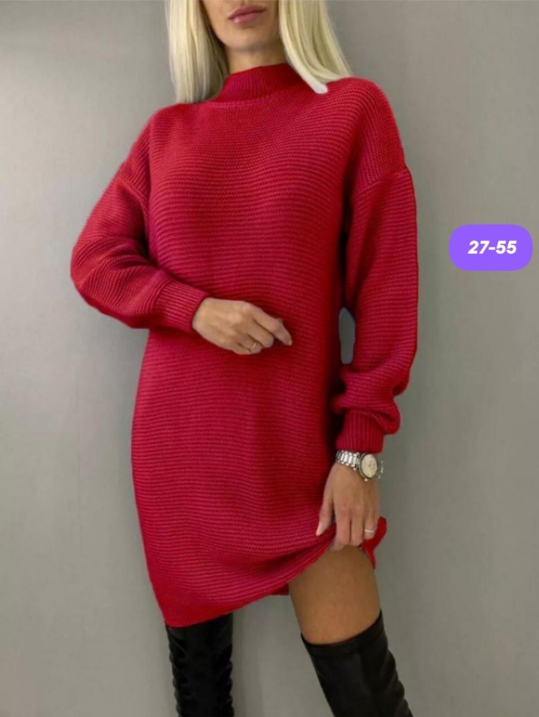 теплое вязаное платье - туника оверсайз abl&pom,вязаное платье туника,платье вязаное,свитер платье,платье туника теплое вязаное