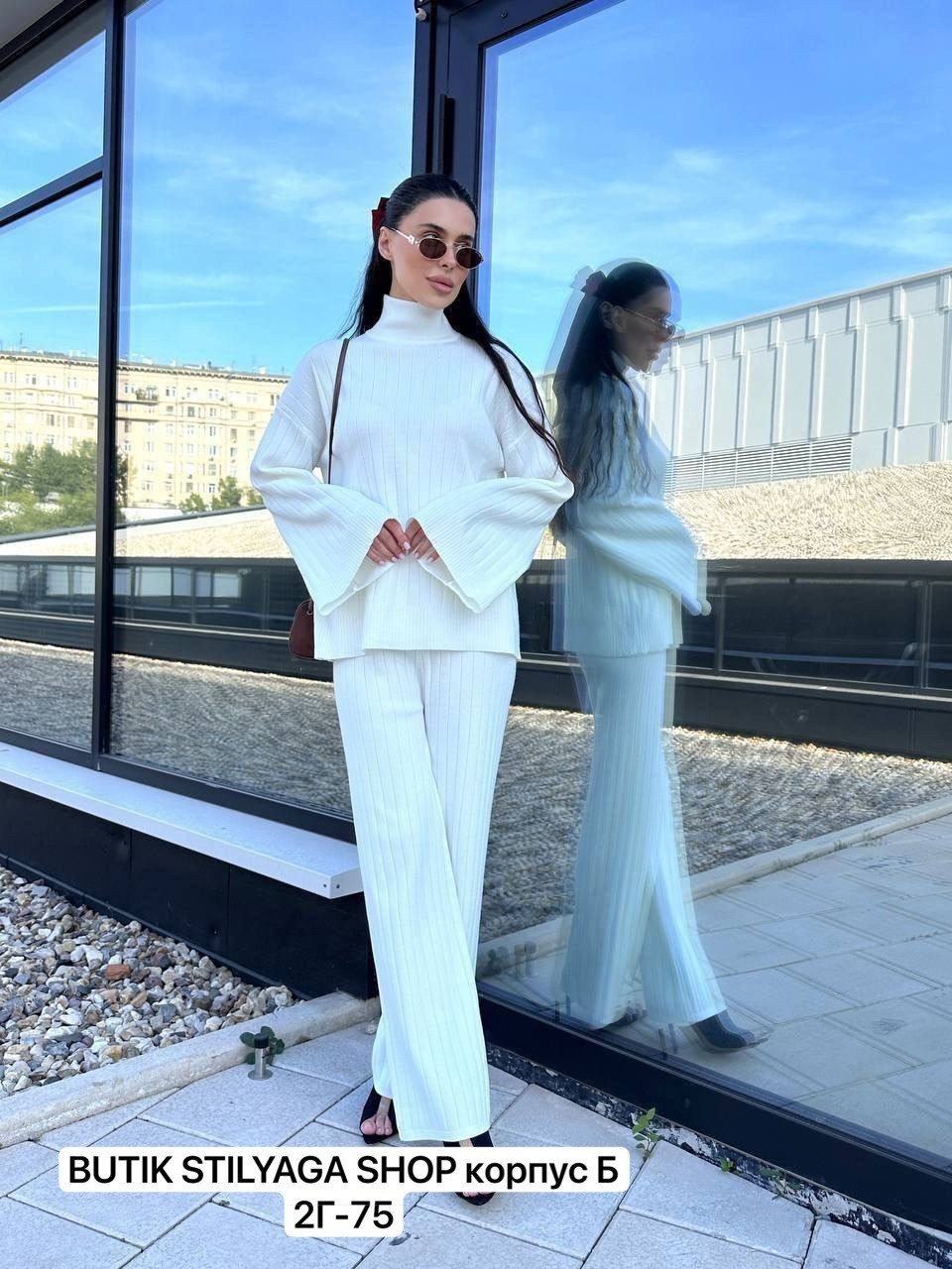 трикотажный брючный костюм белый,вязаный брючный костюм,брючный костюм,трикотажный костюм,трикотажный костюм брючной