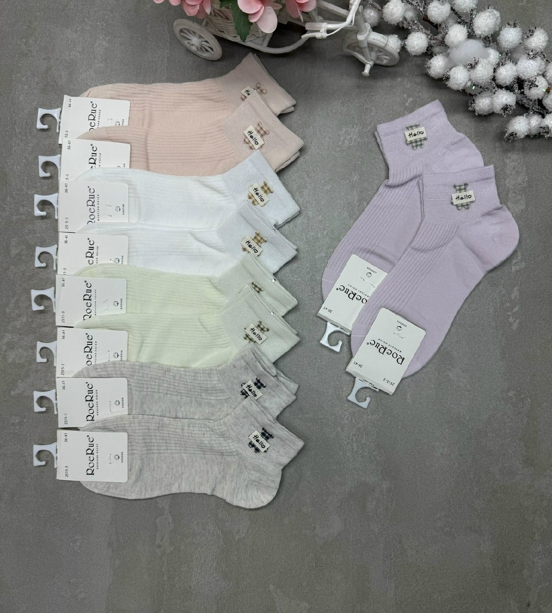 носки женские 10 пар,женские носки,носки женские короткие,носки женские р. 36-41 арт. 1315064,носки для женщин