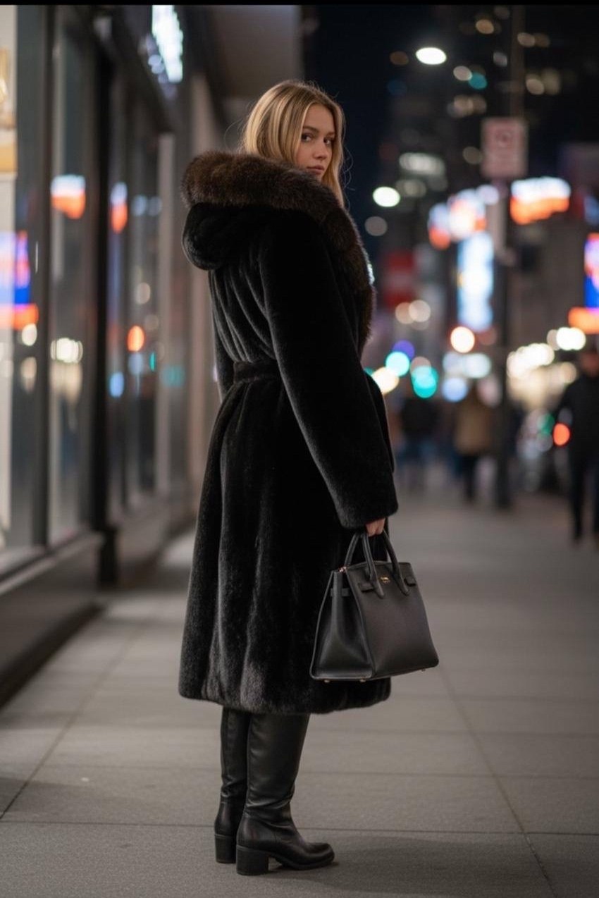 норковая шуба с соболем,норковая шуба,норковая шуба с капюшоном,норковая шуба blackglama,длинная норковая шуба
