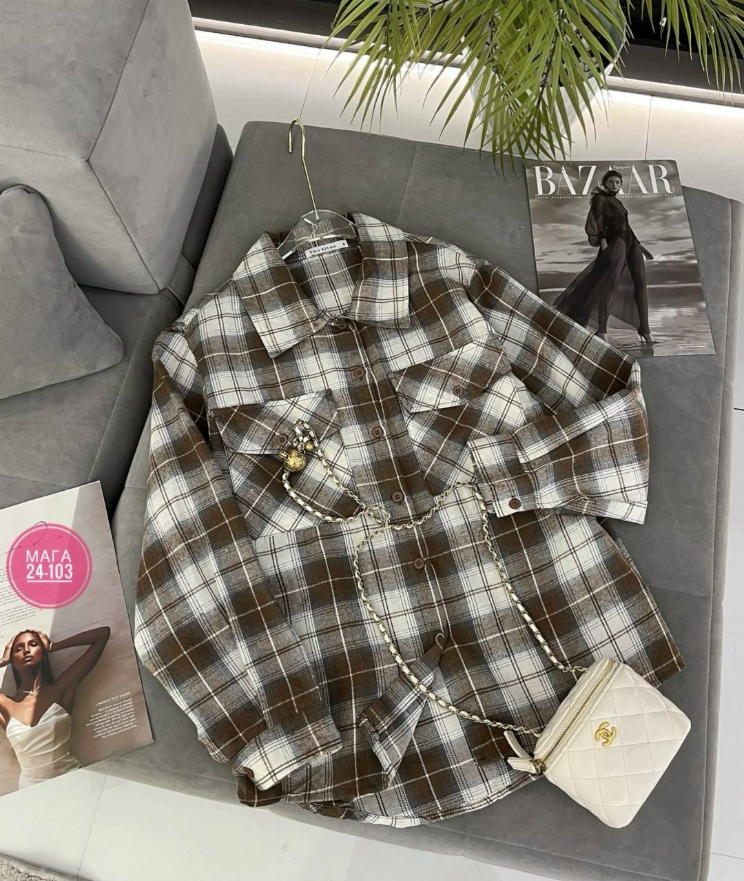 рубашка в клетку женская оверсайз thirteen brand,рубашка в клетку,женская рубашка,клетчатая рубашка,женская рубашка в клетку