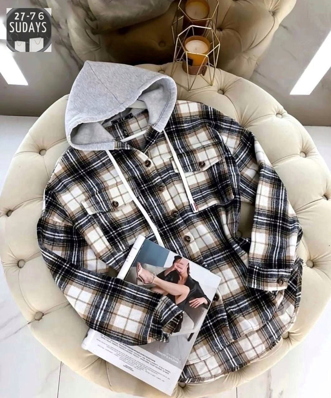 рубашка с капюшоном теплая,рубашка с капюшоном женская,рубашка lee женская в клетку,рубашка теплая женская,клетчатая рубашка с капюшоном