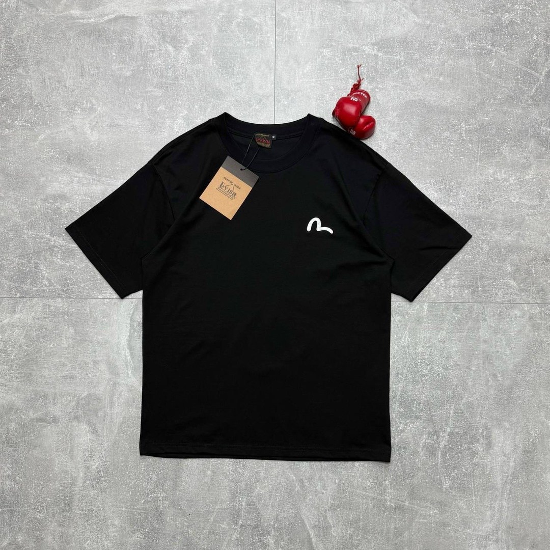 футболка evisu,evisu мужская футболка,футболка evisu белая,мужская футболка,футболки мужские белые