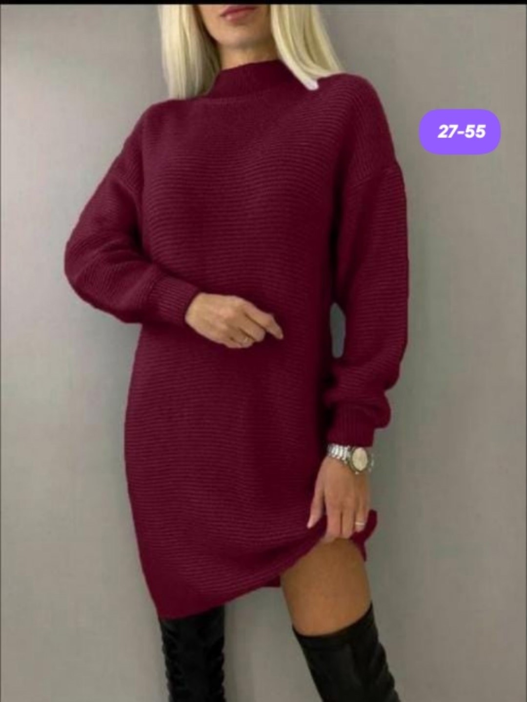 теплое вязаное платье - туника оверсайз abl&pom,вязаное платье туника,платье вязаное,свитер платье,платье туника теплое вязаное