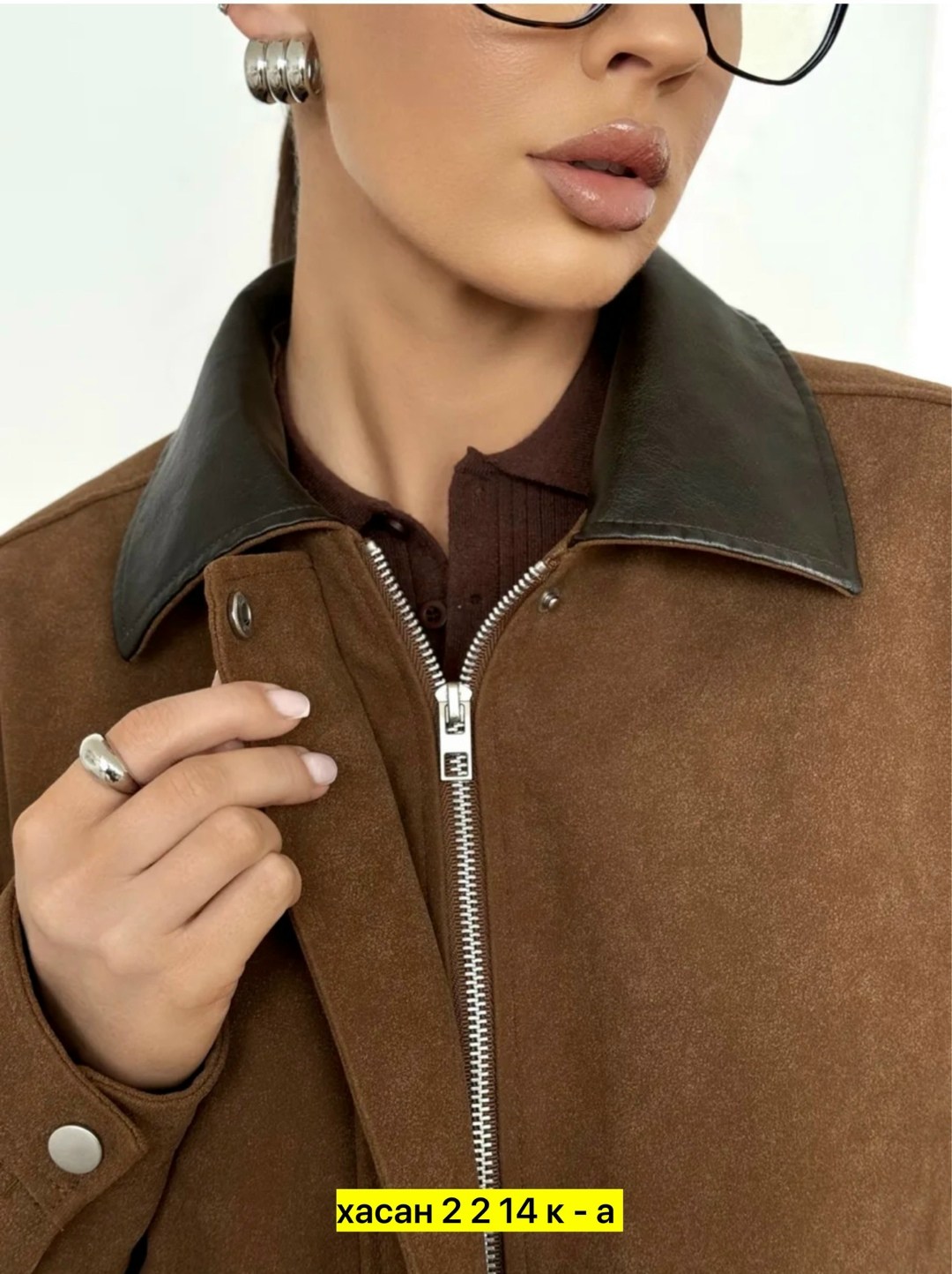 куртка бомбер замшевый willsibi 365449413,куртка замшевая,куртка замш,куртка бомбер замшевая коричневая осень espiritu,куртка замшевая женская