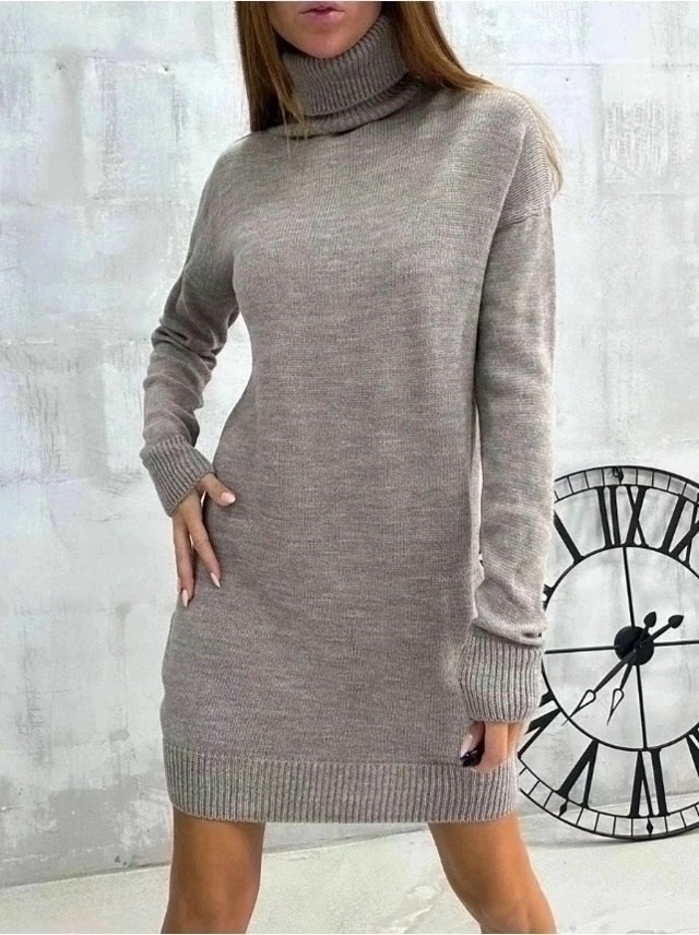 платье вязаное,платье свитер вязаная с горлом кк fashion цвет светло-серый,кашемировое платье свитер повседневное,платье вязаное теплое,туника шерсть